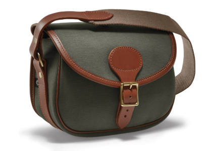 CROOTS Rosedale Cartridge Bag, kanvas, dark loden/light tan (100 patroner) - Croots