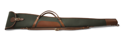 CROOTS Rosedale Shotgun Slip 30", håndtag, kanvas, dark loden/london tan - Croots