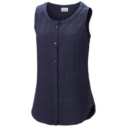 Columbia Summer Ease Sleeveless Shirt Womens, Nocturnal - Columbia Sportswear