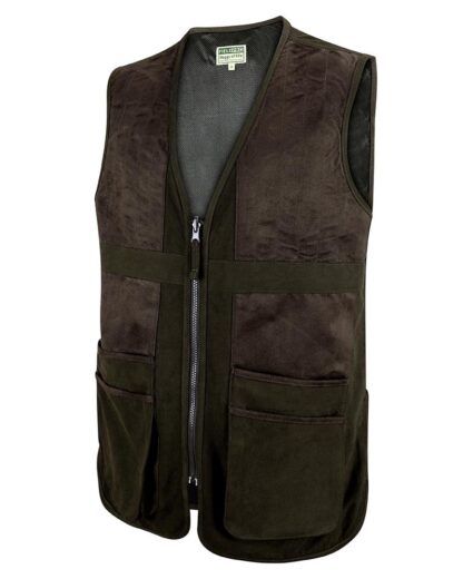 Struther Shooting Vest, skydevest, mørk grøn - Hoggs of Fife