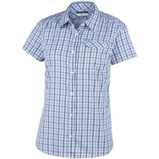 Columbia Silver Ridge 2.0 Plaid Short Sleeve Womens, White - Columbia Sportswear