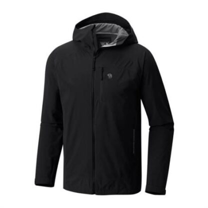 Mountain Hardwear Mens Stretch Ozonic Jacket, Black - Mountain Hardwear