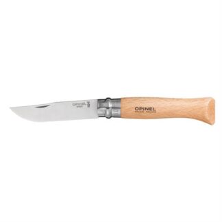 Opinel No9 Stainless Steel 9,0 cm - Bøg - Opinel