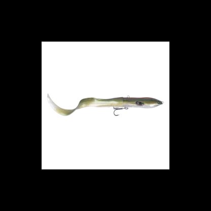 Savage Gear 3d Hard Eel Tail Bait 17cm - 40gr Green Silver - Softbait - Savage Gear