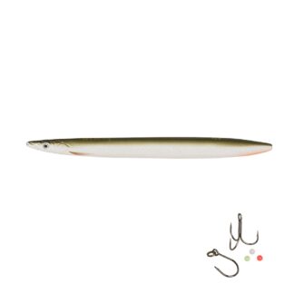 Savage Gear 3d Line Thru Sandeel 11cm - 15gr Matt White Tobis - Wobler - Savage Gear