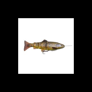 Savage Gear 4d Line Thru Trout 20cm - 98gr Dark Brown Trout - Softbait - Savage Gear