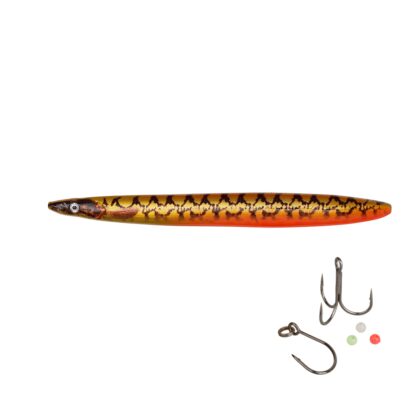 Savage Gear Line Thru Sandeel Eel Pout Collection 8,5cm - 11gr Gold Pout - Gennemløber - Savage Gear