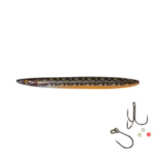 Savage Gear Line Thru Sandeel Eel Pout Collection 8,5cm - 11gr Eel Pout - Gennemløber - Shimano