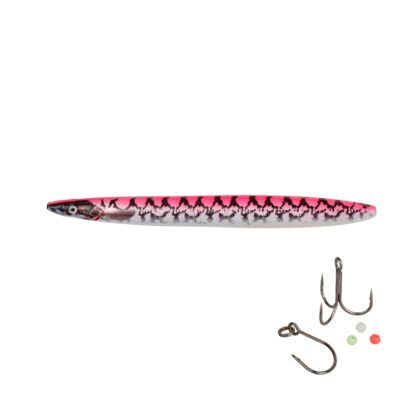 Savage Gear Line Thru Sandeel Eel Pout Collection 8,5cm - 11gr Pink Pout - Gennemløber - Savage Gear