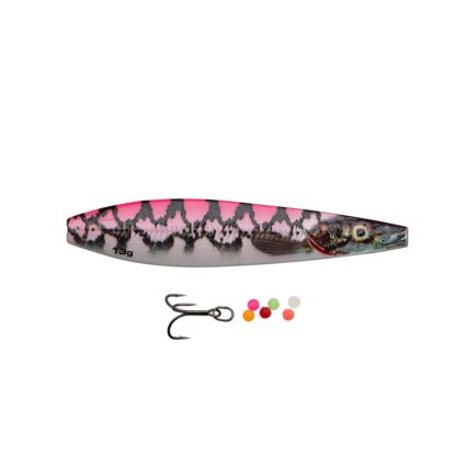 Savage Gear Line Thru Seeker Eel Pout Collection 7cm - 13gr Pink Pout - Gennemløber - Savage Gear