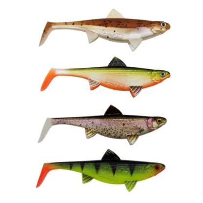 Senshu Real Fin Shad 8cm Mixedpack - Softbait - Senshu