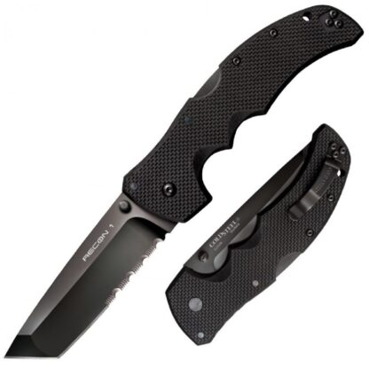 Cold Steel - Recon 1 Tanto Point 50/50 Edge Kniv - Cold Steel