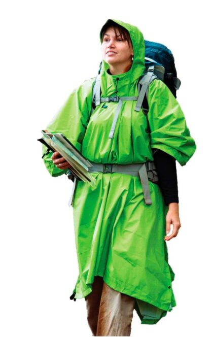 Sea to Summit - 70D Nylon Tarp Poncho Green - Sea to Summit