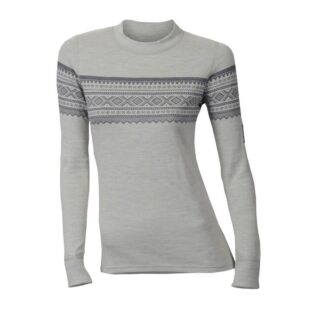 Aclima - Designwool 230g Marius Crew Neck Trøje Kvinder Large Lys Grå - Aclima