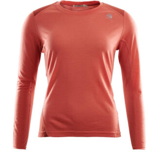 Aclima - Lightwool Dame Langærmet Sports T-shirt XL Rød - TravelSafe