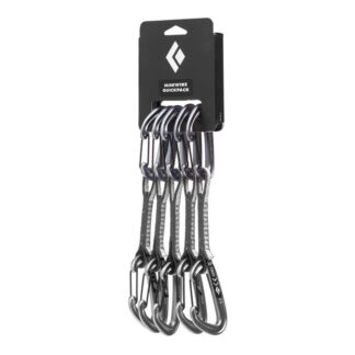 Black Diamond - 6x Miniwire Quickpack Karabiner (12 cm) - Black Diamond