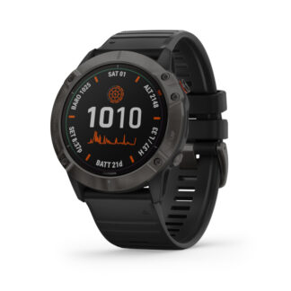 Garmin - Fenix 6X Pro Solar Multisports GPS Ur - Garmin