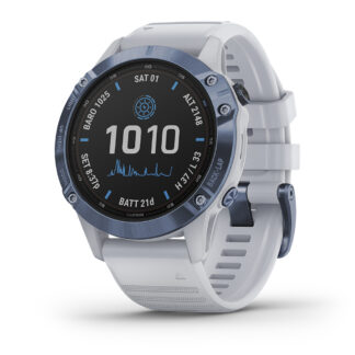 Garmin - Fenix 6 Pro Solar Multisport GPS Ur (Hvid) - Garmin