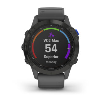 Garmin - Fenix 6 Pro Solar Multisport GPS Ur Mørk Grå - Garmin