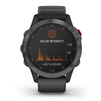 Garmin - Fenix 6 Pro Solar Multisport GPS Ur Sort - Garmin