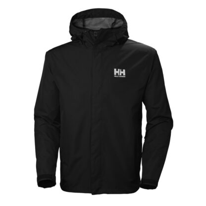 Helly Hansen - Seven J Herre Regnjakke 2-XL Sort - Helly Hansen