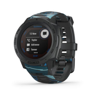 Garmin - Instinct Solar GPS Ur (Surf Edition) Blå / Sort - Garmin