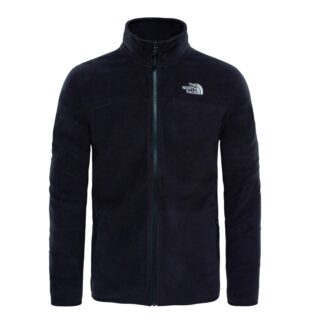 The North Face - 100 Glacier Full Zip Fleece Jakke XXL Sort - The North Face