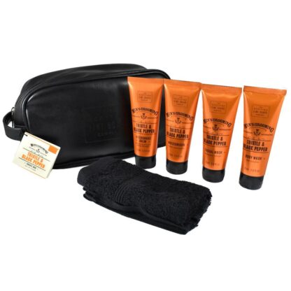 Thistle & Black Pepper Mens Grooming Travel Kit - The Scottish Fine Soaps Company