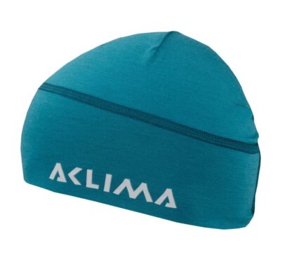 Aclima - Lightwool Beanie Hue Turkies Blå - Aclima