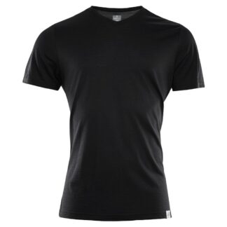 Aclima - Lightwool Herre T-Shirt XXL Sort - Aclima