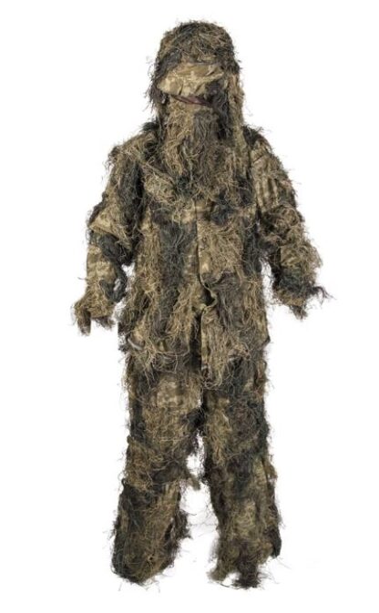 Mil-Tec - Woodland Ghillie Suit (4 dele) M/L - Mil-Tec