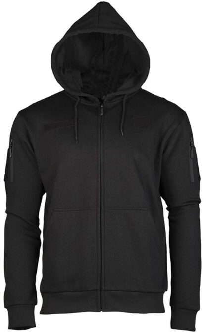 Mil-Tec - Tactical Hoodie Hættetrøje 3-XL Sort - Mil-Tec