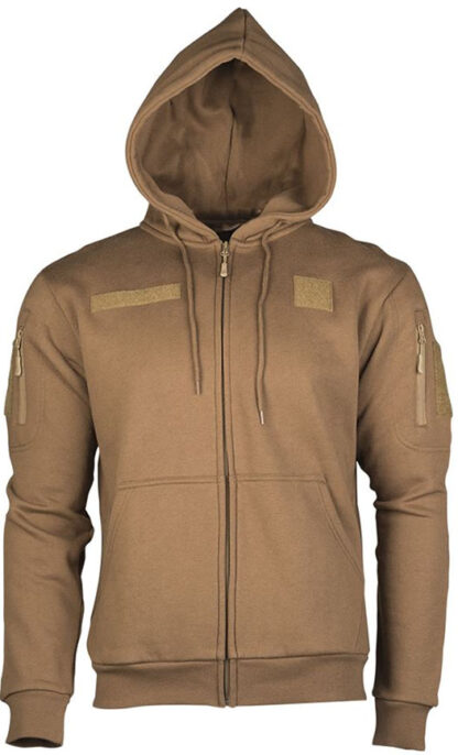 Mil-Tec - Tactical Hoodie Hættetrøje 3-XL Mørk Sand / Coyote - Mil-Tec