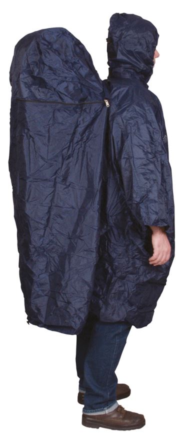 TravelSafe - Poncho Zipper Extension Small / Medium Navy Blå - Härkila