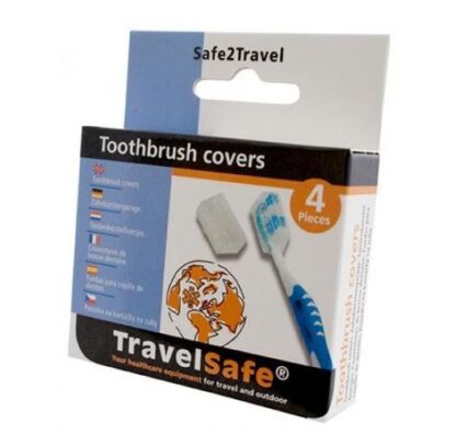 TravelSafe - Tandbørste Covers (4 stk) - TravelSafe