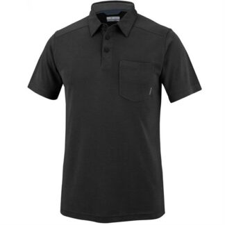 Columbia Sun Ridge II Novelty Polo Mens, Black - Columbia Sportswear