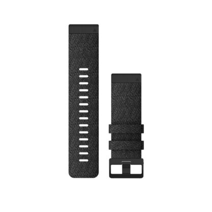 Garmin - QuickFit 26 Nylon Urrem Sort / Grå - Garmin