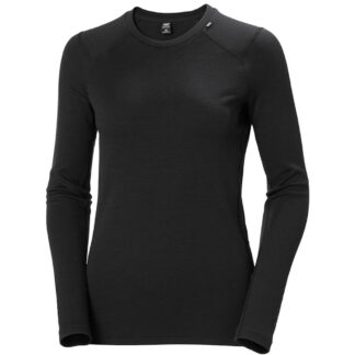 Helly Hansen - Lifa Merino Dame Undertrøje XL Sort - Helly Hansen