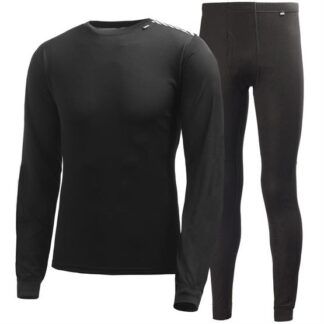 Helly Hansen Mens HH Comfort Dry 2-Pack, Black - Helly Hansen