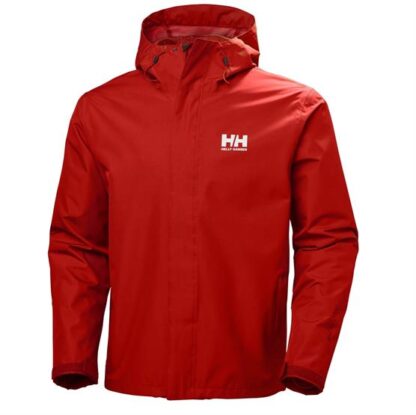 Helly Hansen Mens Seven J Jacket, Alert Red - Helly Hansen