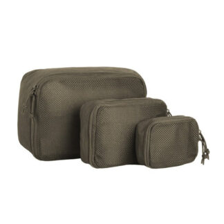 Mil-Tec - Mesh Pouch Sæt (3 pak) Olivengrøn - Mil-Tec