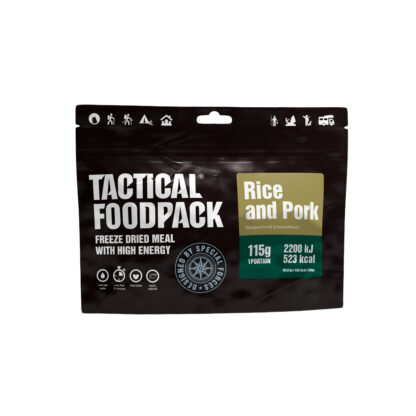 Tactical Foodpack - Svinekød og Ris (523 Kcal) - Tactical Foodpack