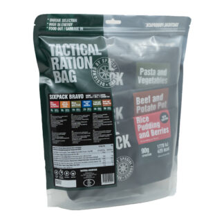 Tactical Foodpack - Sixpack Bravo Feltration, 6 måltider (2.872 Kcal) - Tactical Foodpack