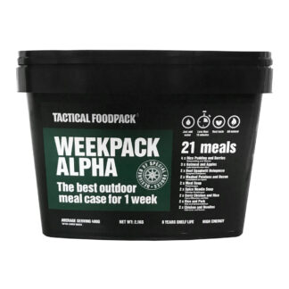 Tactical Foodpack - Weekpack Alpha Feltration, 21 måltider (9.874 Kcal) - Petromax