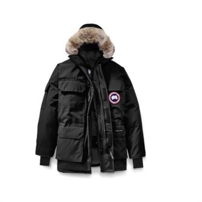 Canada Goose Mens Expedition Parka RF, Black - Canada Goose