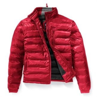 Canada Goose Mens Lodge Jacket, Red / Black - Canada Goose