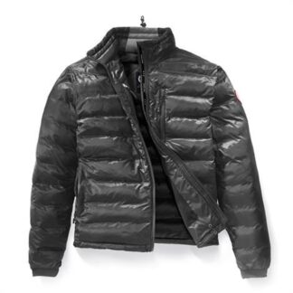 Canada Goose Mens Lodge Jacket, Graphite / Black - Canada Goose