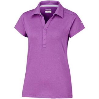 Columbia Shadow Time Polo Womens, Bright Lavender - Columbia Sportswear