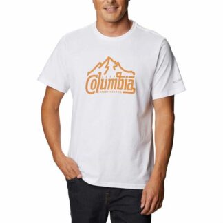 Columbia Path Lake Graphic Tee II Mens, White Summit - Columbia Sportswear