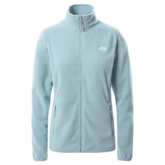 The North Face Womens 100 Glacier Full Zip, Tourmaline Blue - The North Face